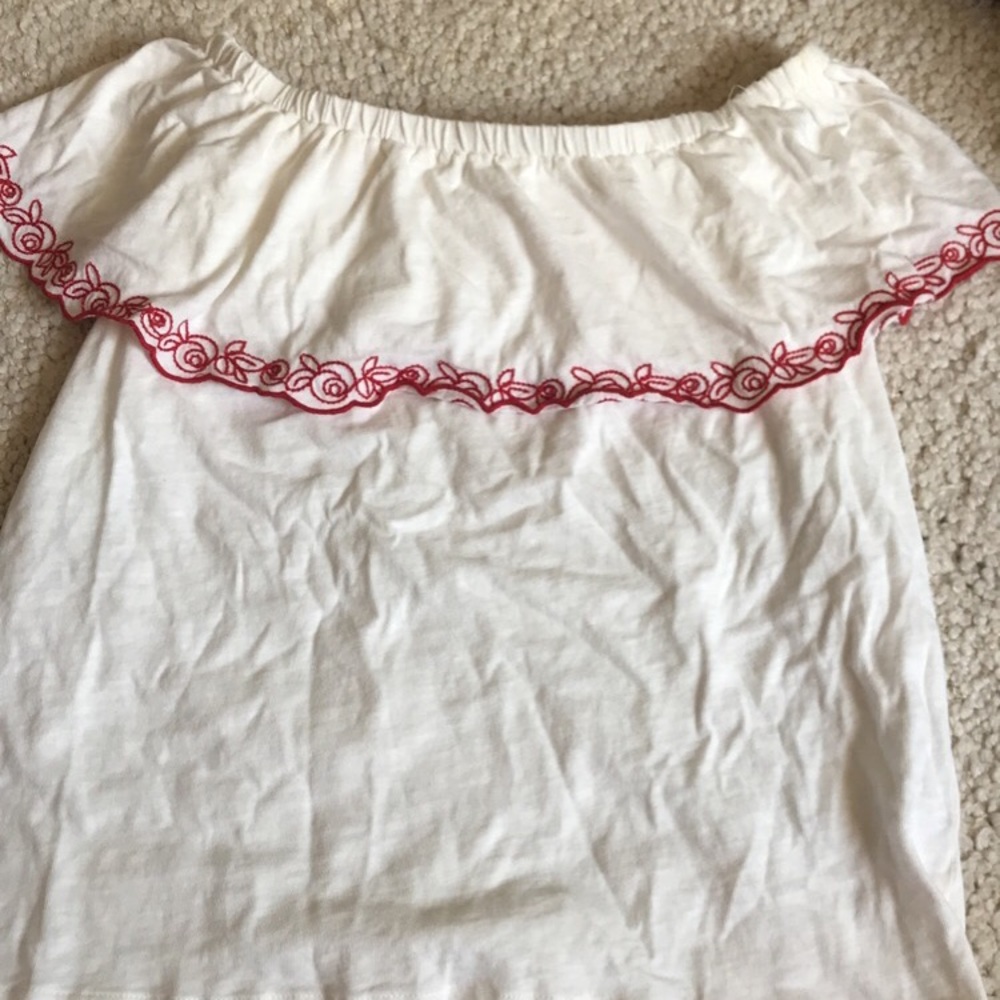 J Crew off the shoulder top